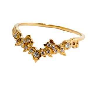 BRAND NEW UNWORN Sofia Zakia Summer Solstice Ring sz. 6.5